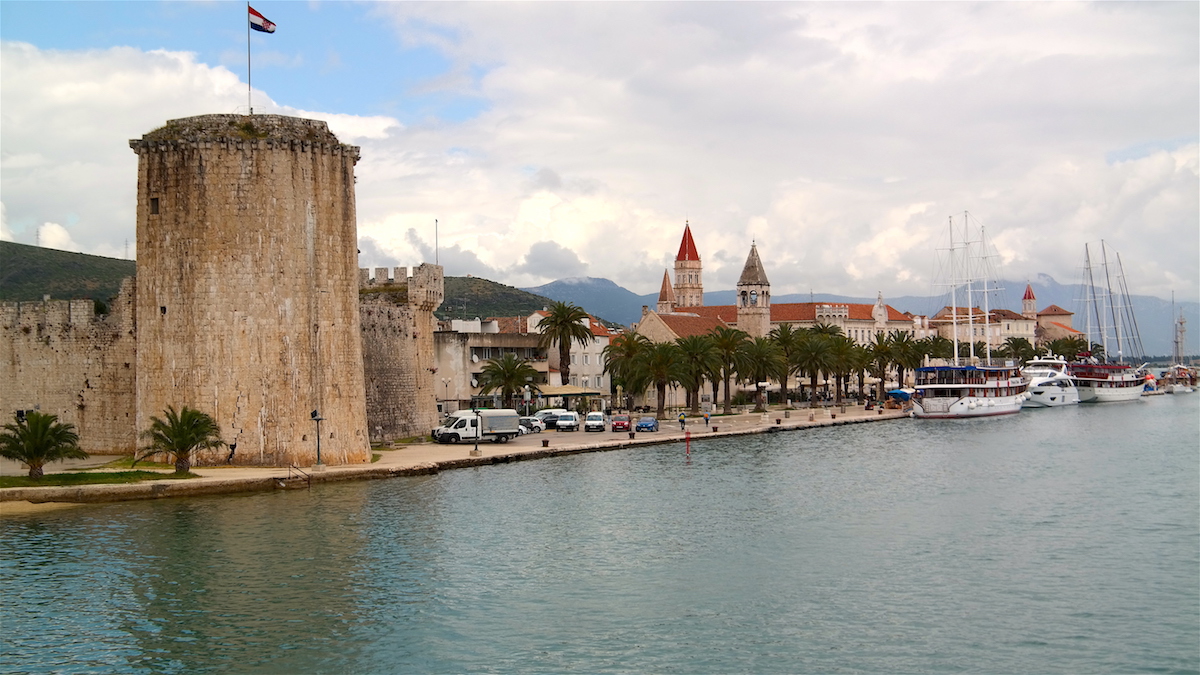 Medeltidsstaden Trogir Kroatien