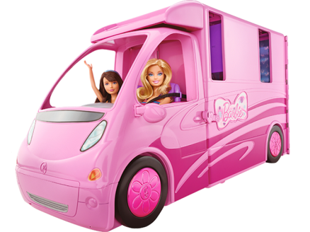 Barbie husbil