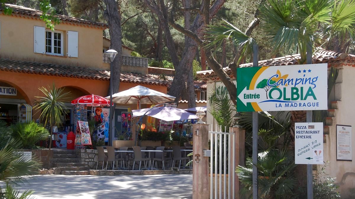 Camping Olbia på Giens-halvön