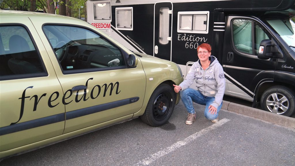Nya bildäck på Mini-FREEDOM