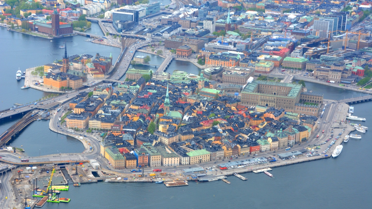 Gamla stan från ovan