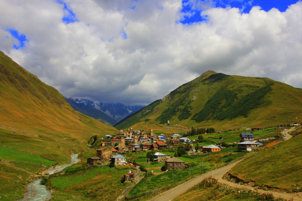 Ushguli i Georgien