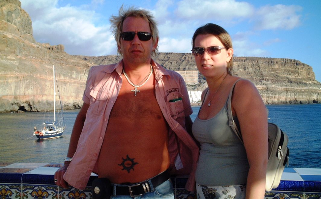 Peter och Helena på Gran Canaria julen