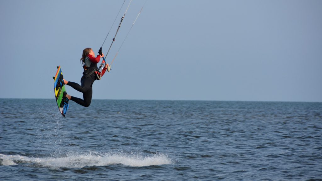 Träna på semestern - Kitesurfing