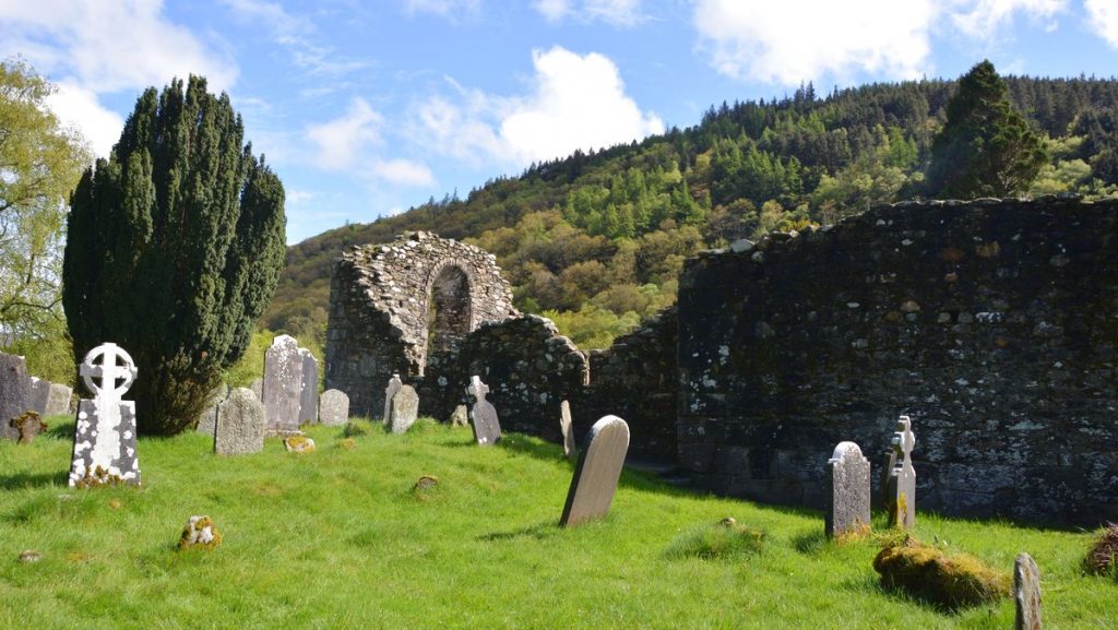 Kyrkogård Glendalough
