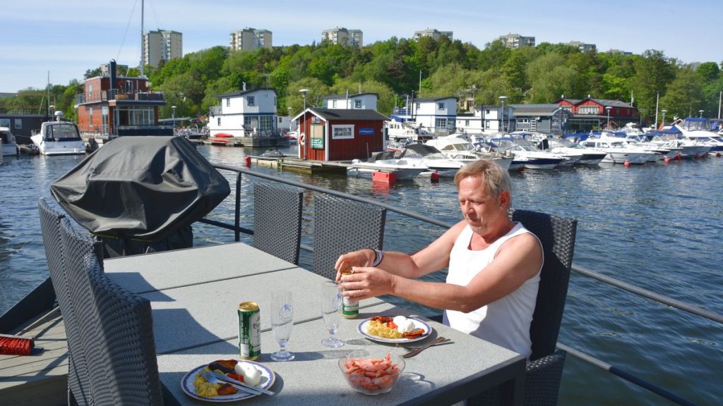 Lunch på däck