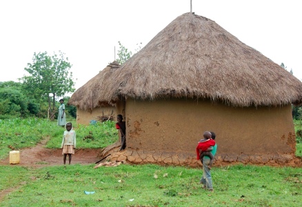 Byn Rangala i Kenya