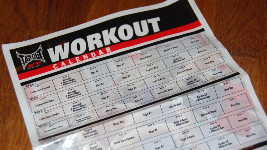 Tapout XT programmet