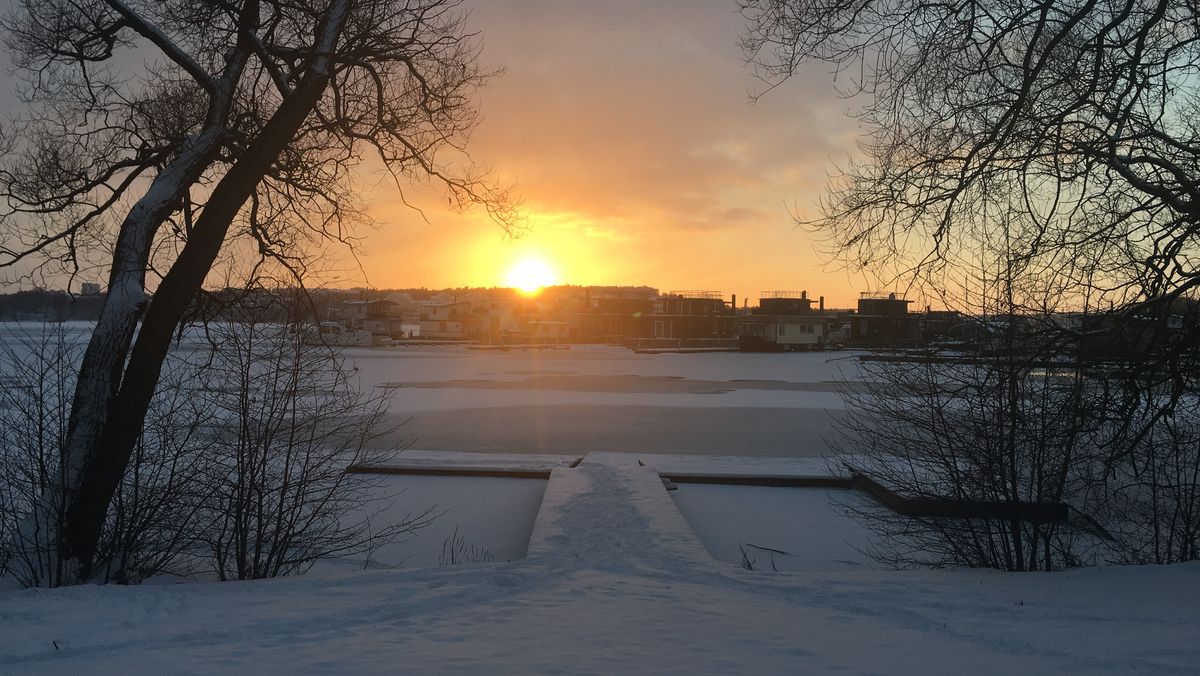 Utsikt över Pampas marina