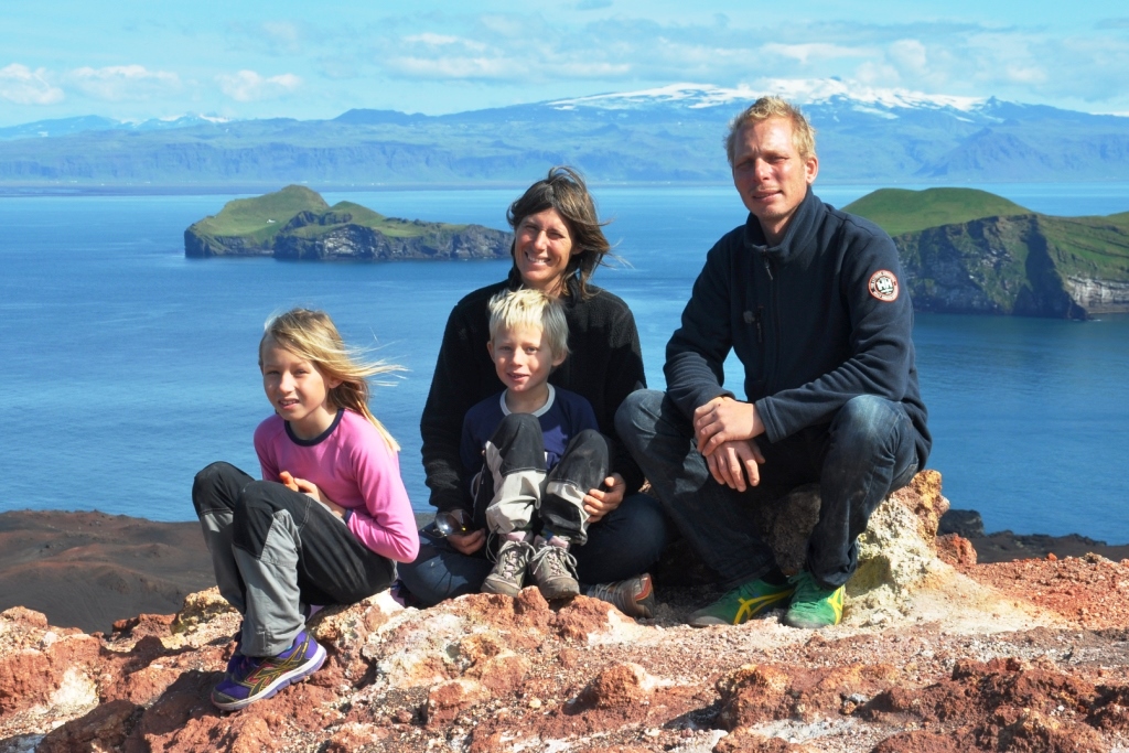 Familjen Hammarberg på Island