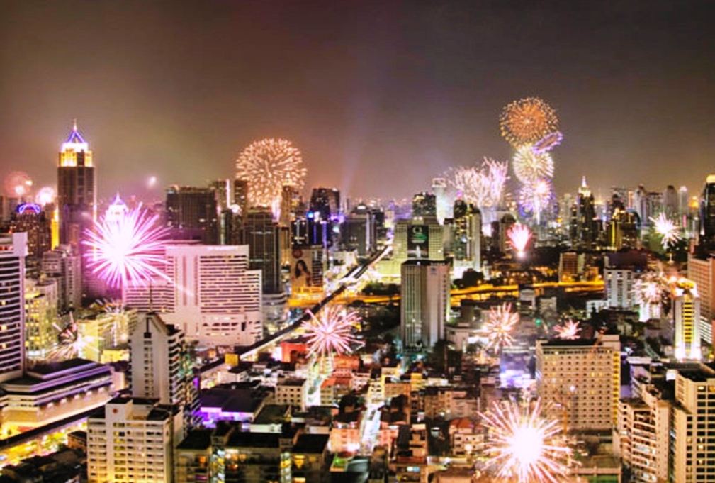 Nyår i Bangkok