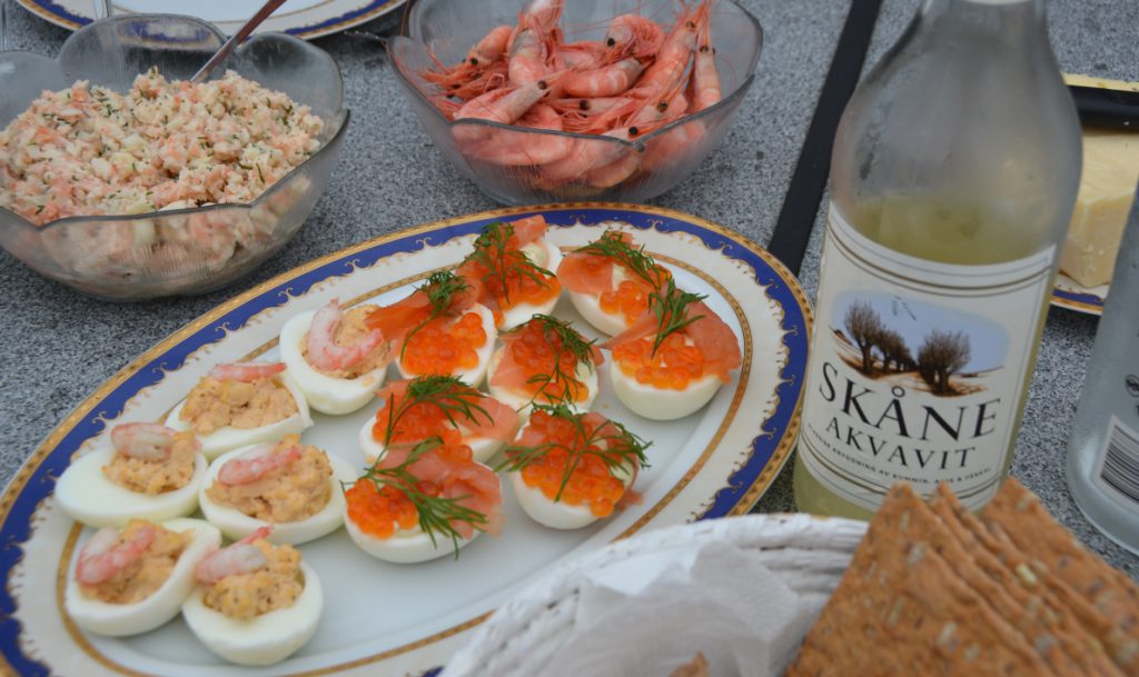Ägghalvor midsommar