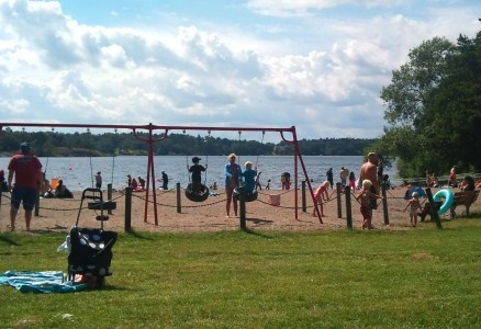Ängbybadet i Bromma i Stockholm idag