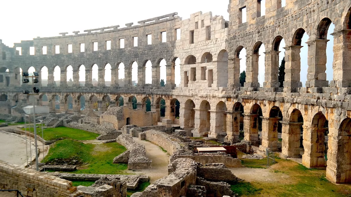 Pula i Kroatien - Arena för gladiatorer