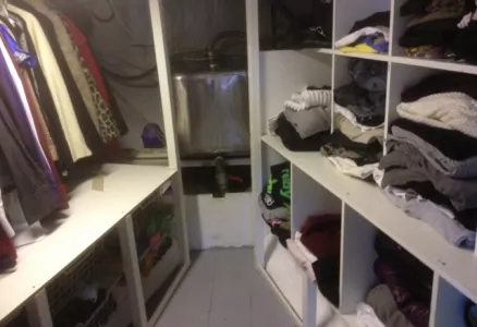 Crawl in closet