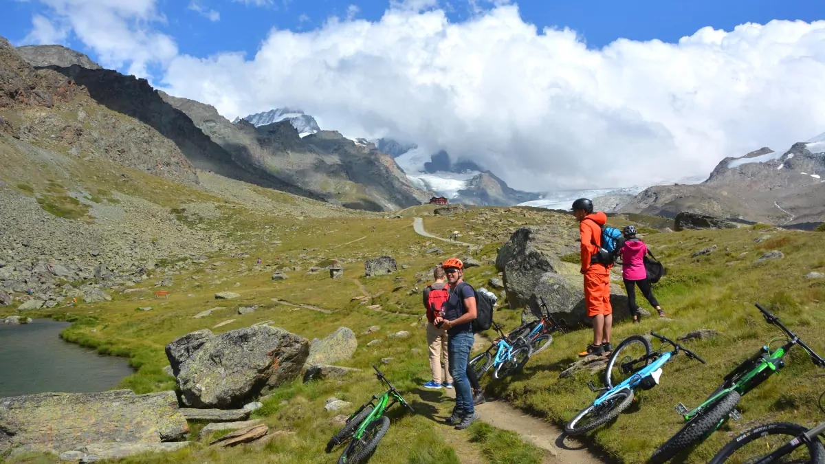 Mountainbike i Zermatt