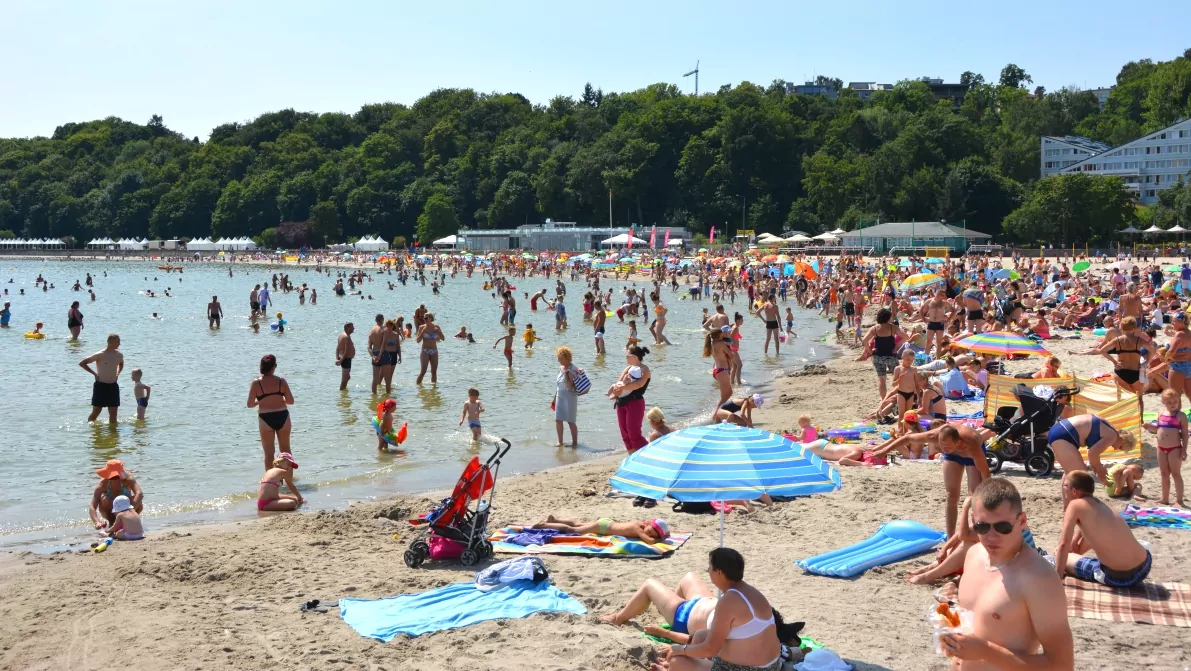 Att göra i Gdynia i Polen - strand