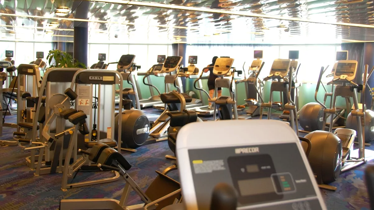 Gym på kryssningsfartyget Eurodam