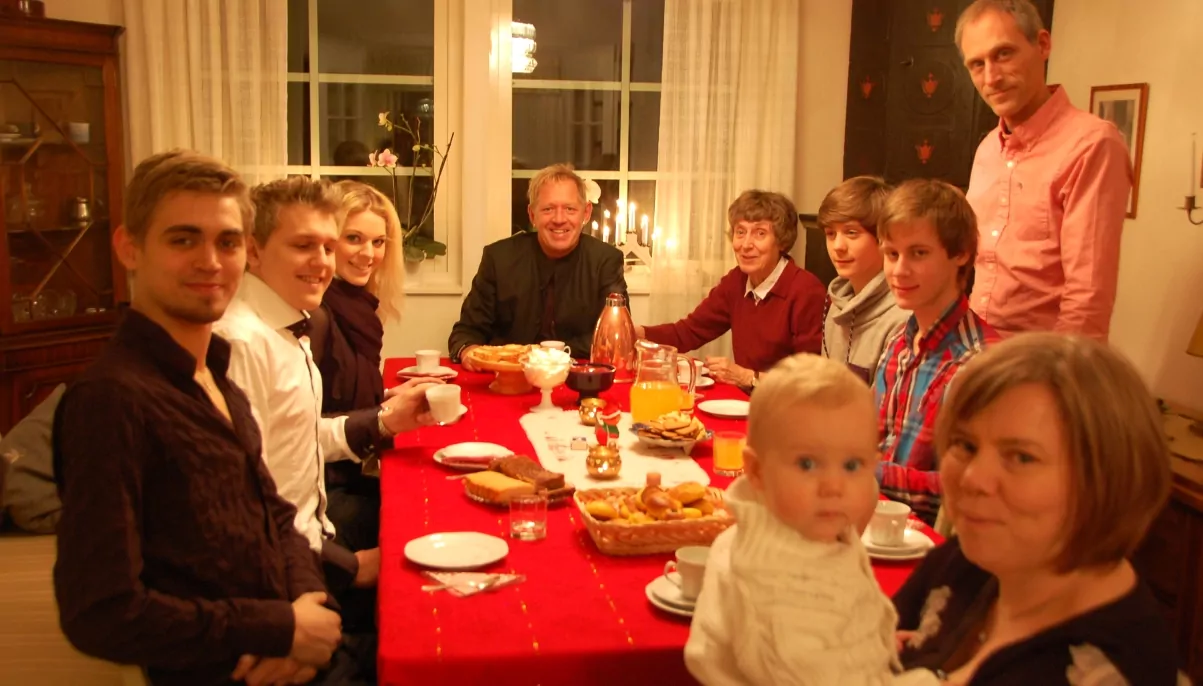 Julfirande med familjen och svensk julmat