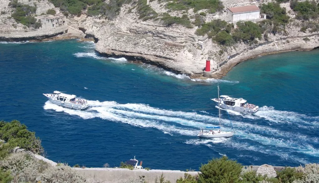 Fjorden i Bonifacio