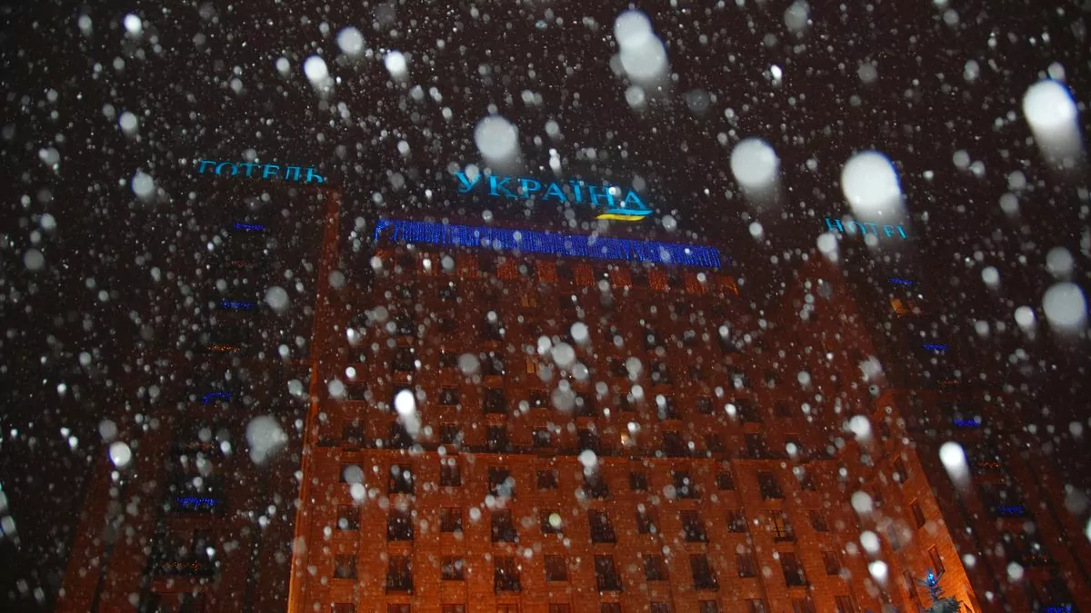 Kiev snö