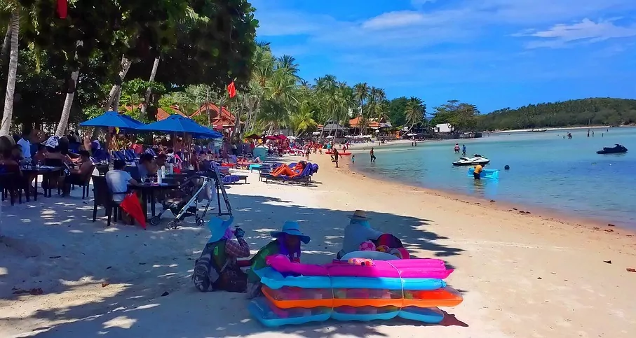 Strand på Koh Samui