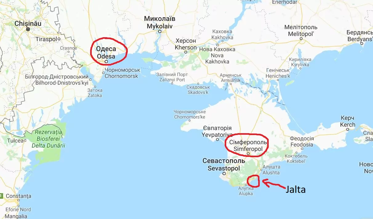 Odessa och Krimhalvön 