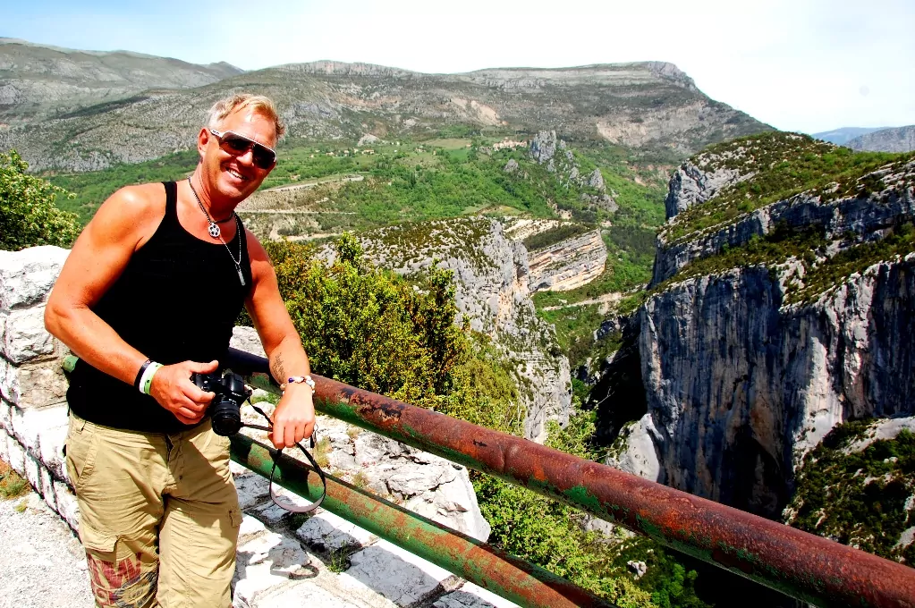 Peter vid Gorges du Verdon, Frankrike