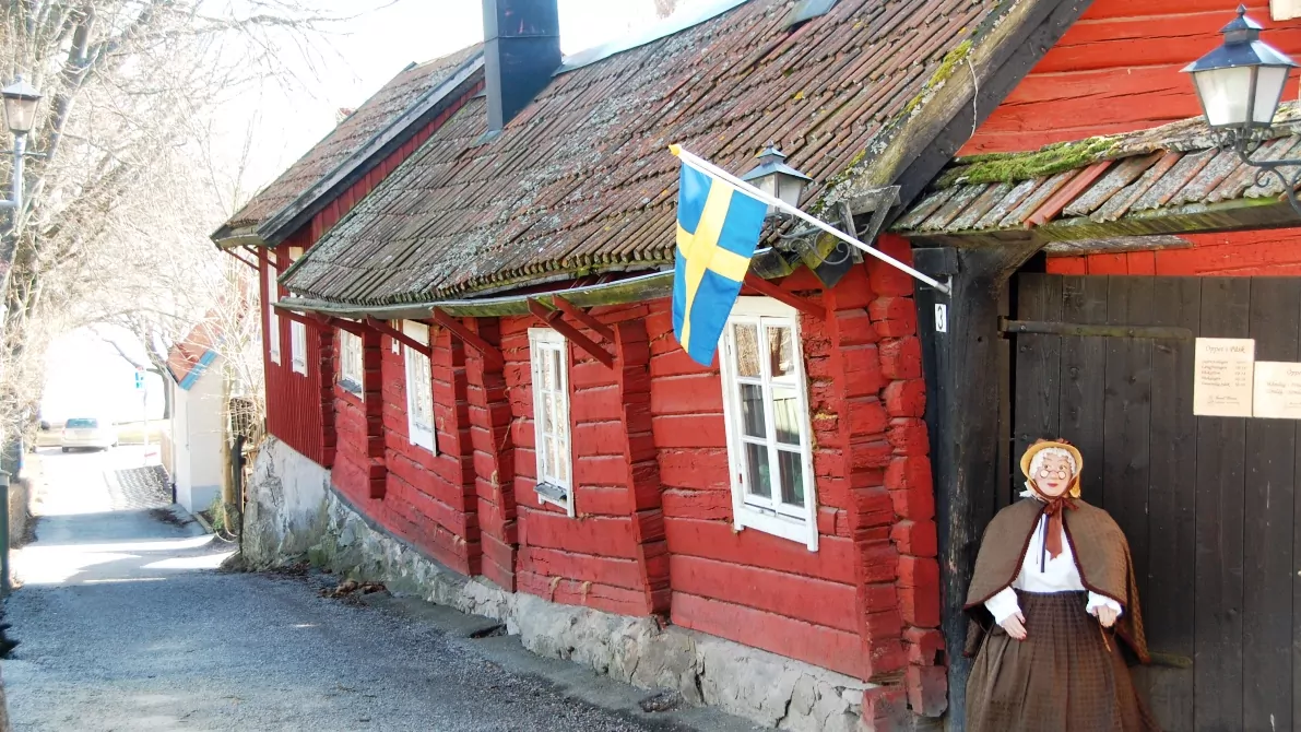 Tant bruns café i Sigtuna, Sveriges äldsta stad