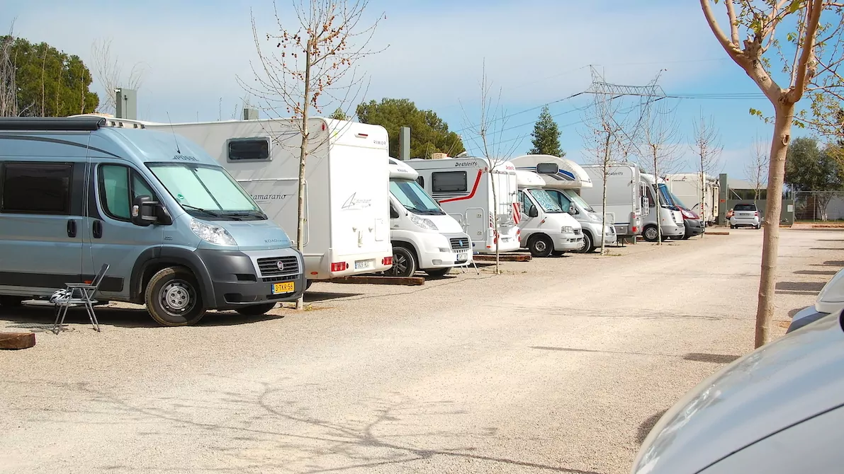 Valencia camper Park, Spanien