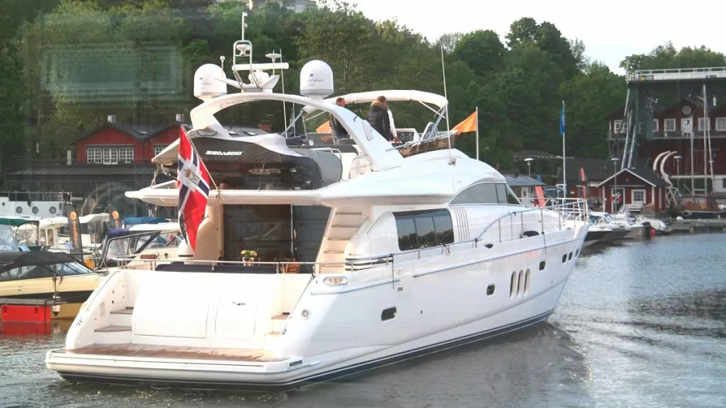 Lyxyacht från Royal Noorwegian Yacht Club