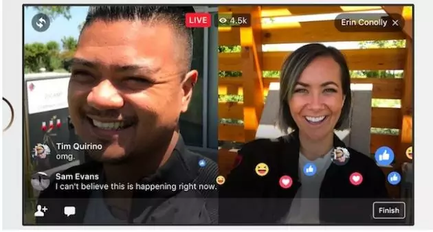 Facebook live