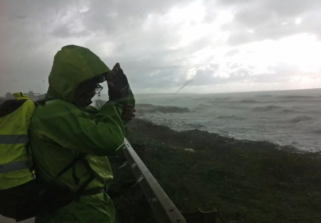 Fångad av en stormvind på väg mot Ragusa