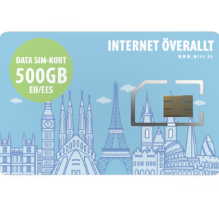 500 GB SIM-kort för EU/EES