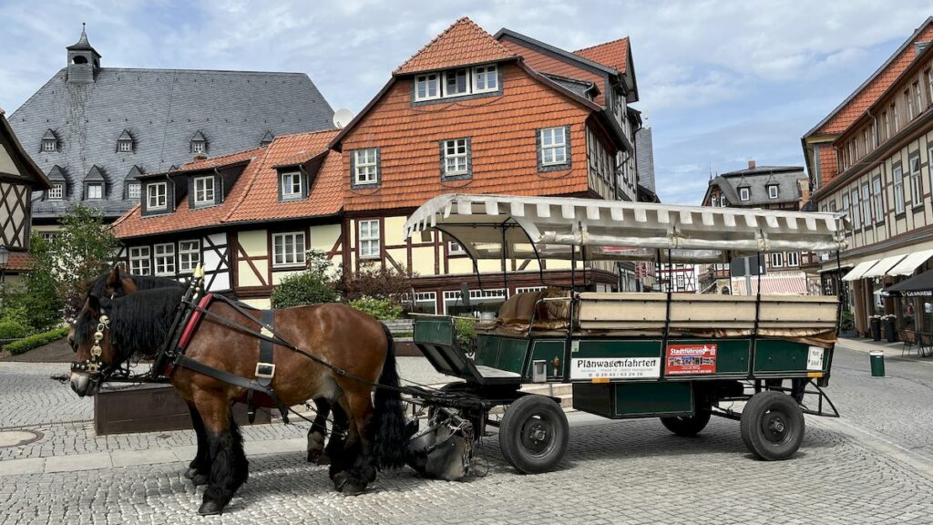 göra i Wernigerode - häst och vagn