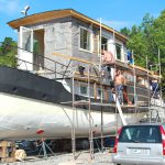 Att bygga om en husbåt