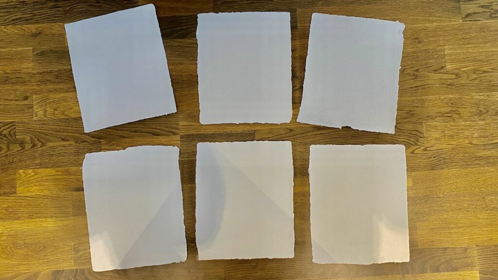 Lessebo handpappersbruk - papperstillverkning - prova att göra papper själv