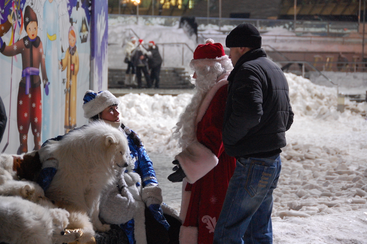 Vinter i Kiev