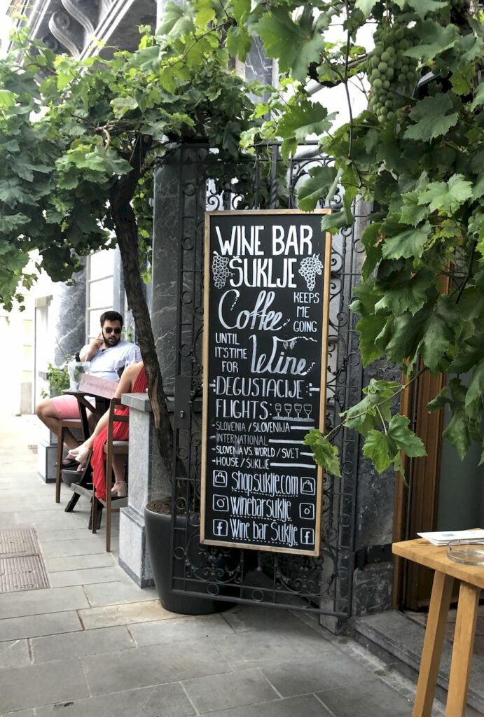 De bästa vinbarerna i Ljubljana - Wine Bar Suklje