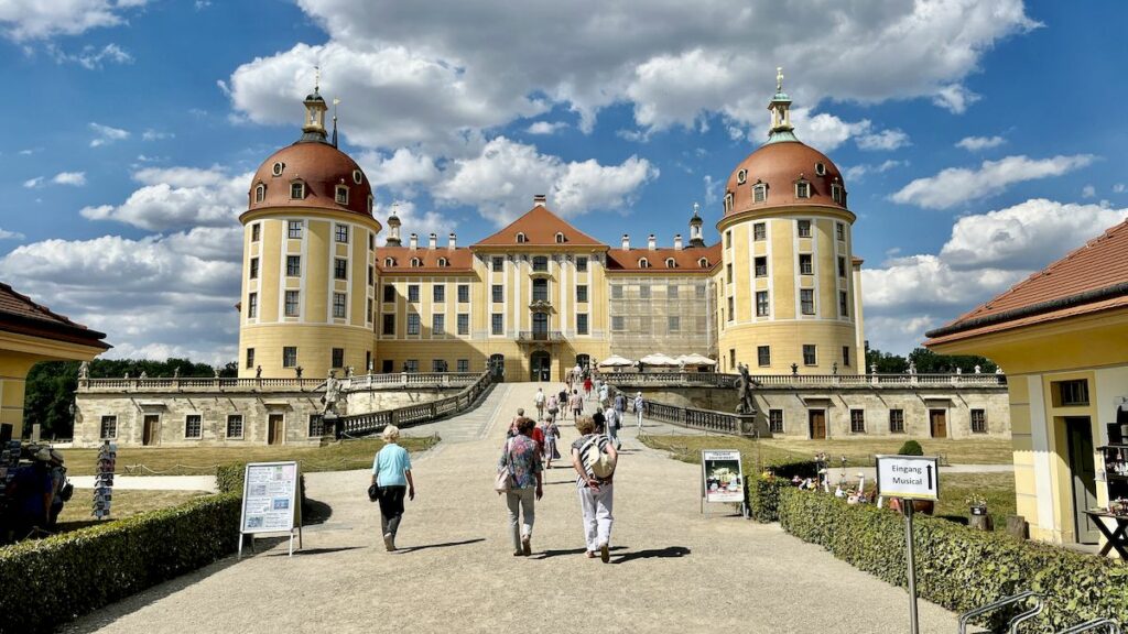 Slottet Moritzburg utanför Dresden