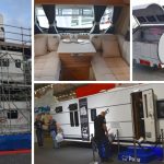Elcyklar och husvagnar på Elmia Husvagn Husbil 2018