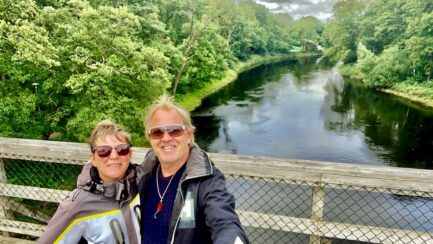 Göra i Falkenberg - selfie vid Vallarna