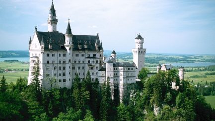 Neuschwanstein slott i Tyskland