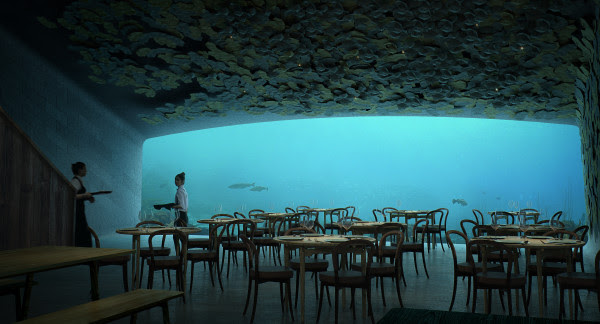 Snart öppnar världens största undervattensrestaurang i Norge