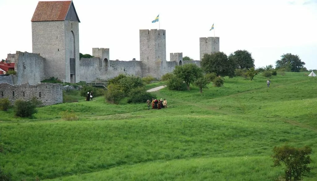 Slottsruiner i Sverige