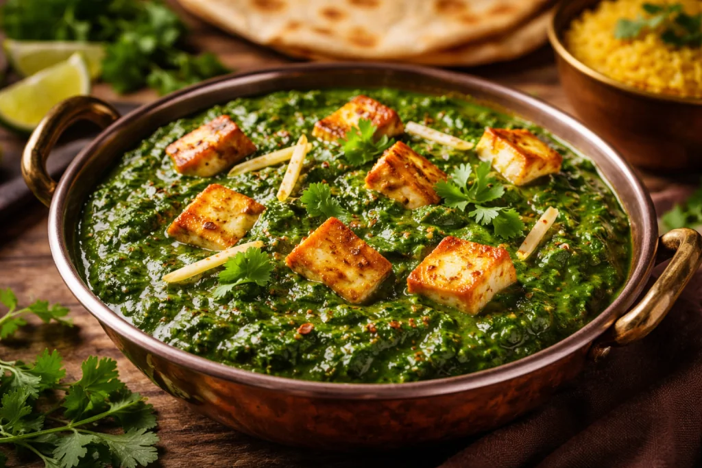 Indisk mat - palak paneer