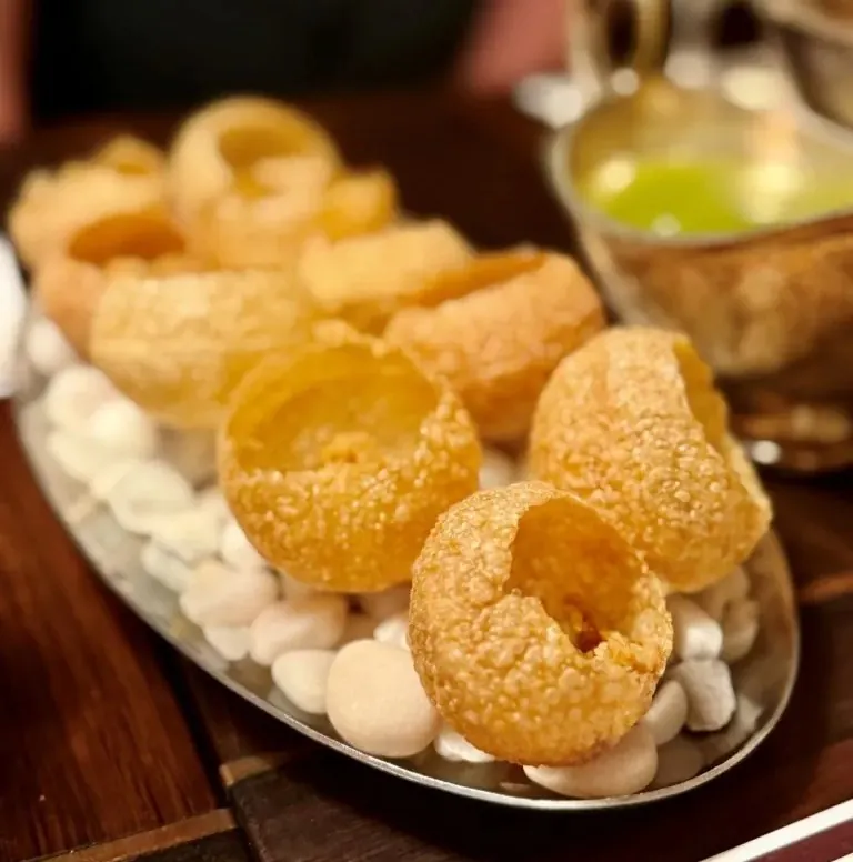 Indisk mat - pani puri