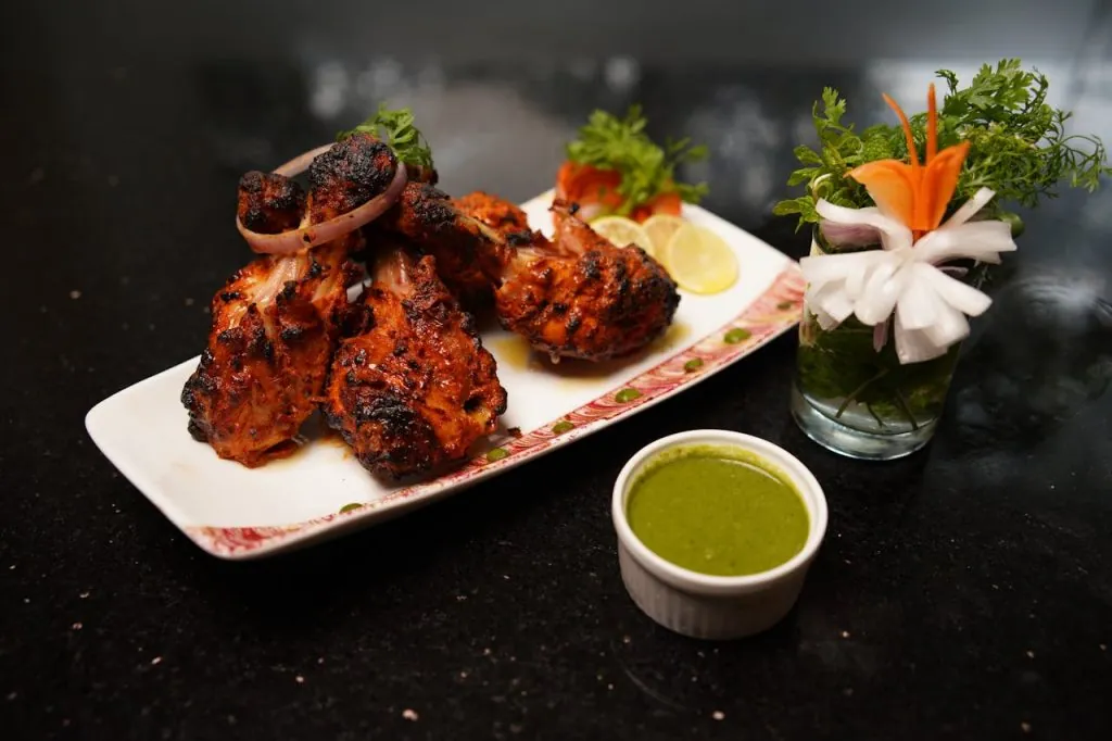 indisk mat - tandoori chicken