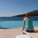 Naturskön camping på Istrien i Kroatien