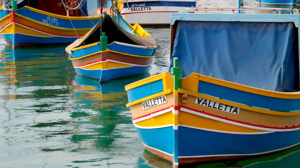 Luzzu - traditionell maltesisk fiskebåt